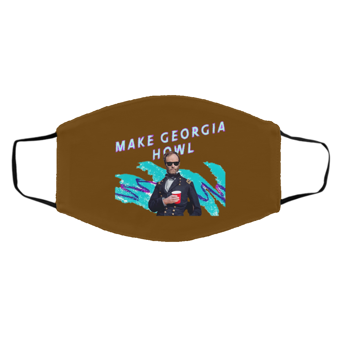 William Tecumseh Sherman Make Georgia Howl Face Mask