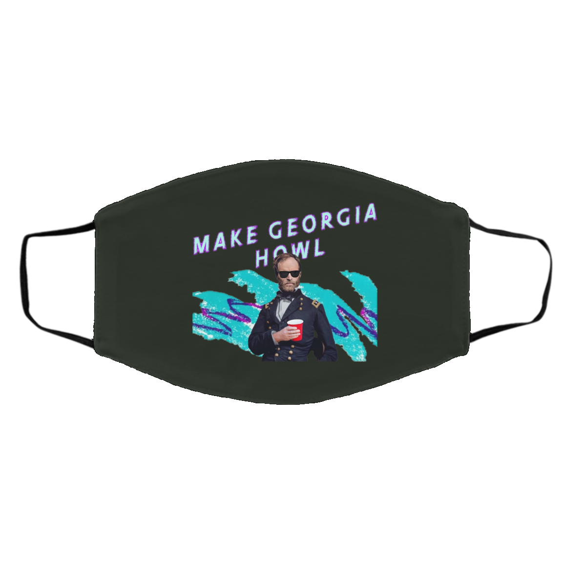 William Tecumseh Sherman Make Georgia Howl Face Mask