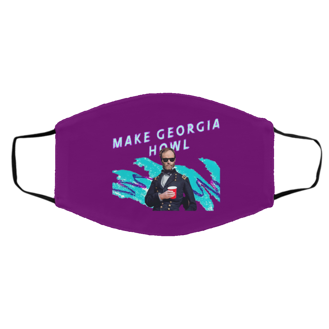 William Tecumseh Sherman Make Georgia Howl Face Mask