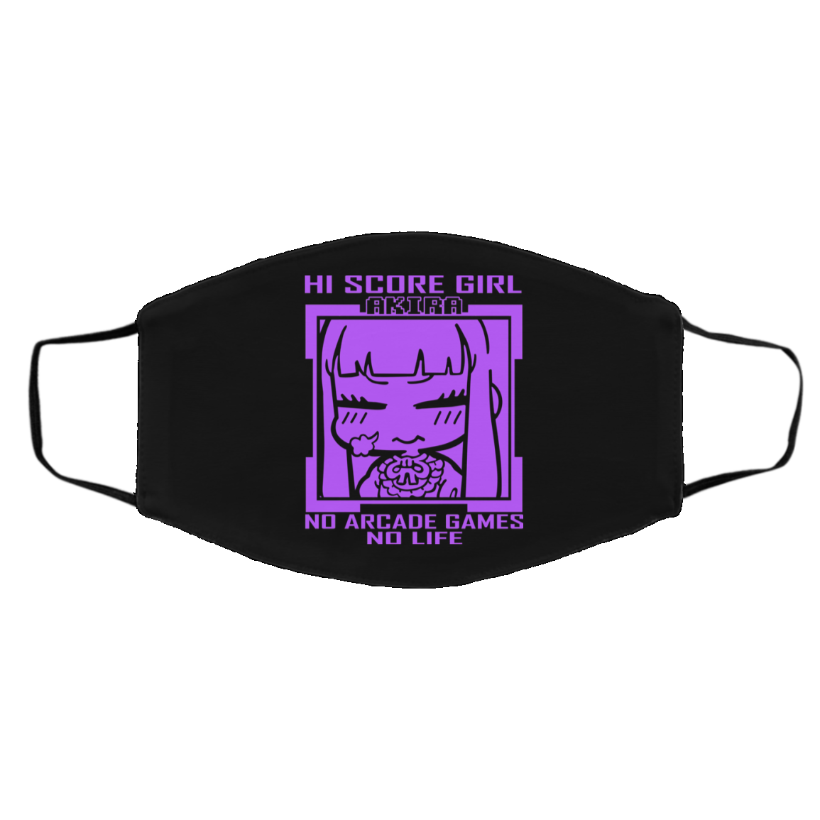 Hi Score Girl Oono Akira No Arcade Games No Life Face Mask