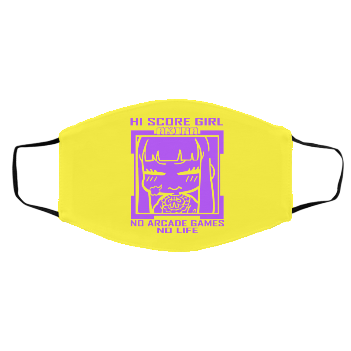 Hi Score Girl Oono Akira No Arcade Games No Life Face Mask