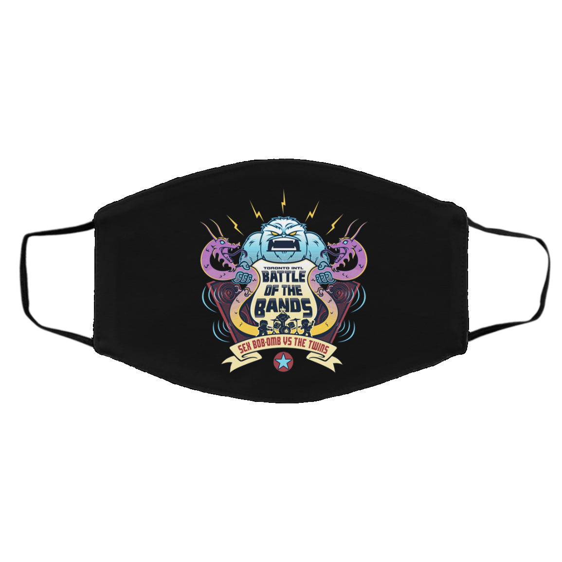 Battle Of The Bands Sex Bob-omb Vs The Twins Face Mask