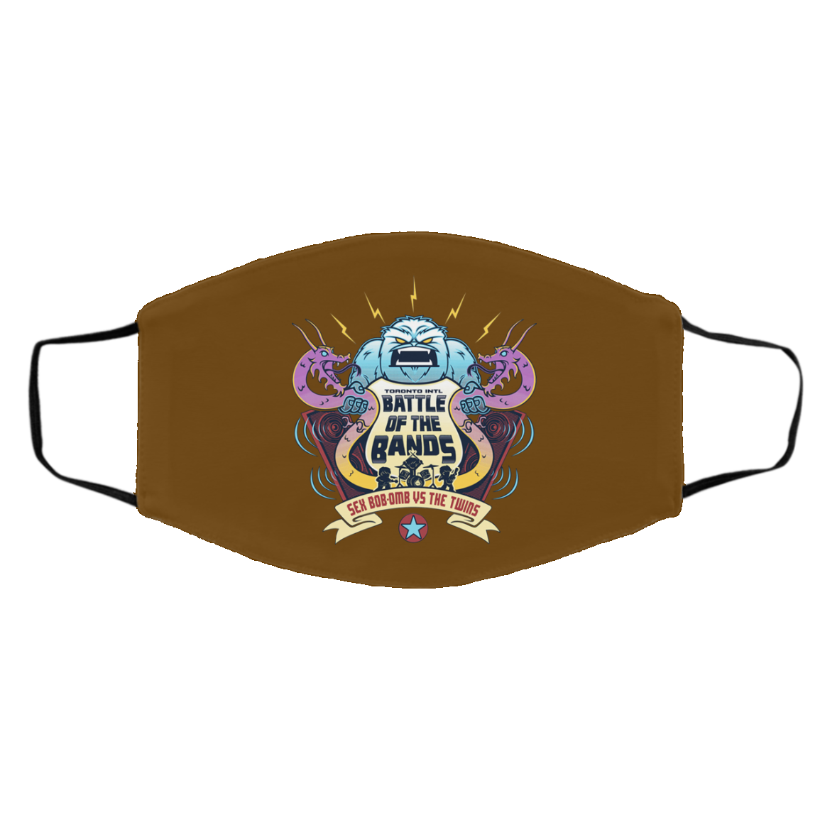 Battle Of The Bands Sex Bob-omb Vs The Twins Face Mask