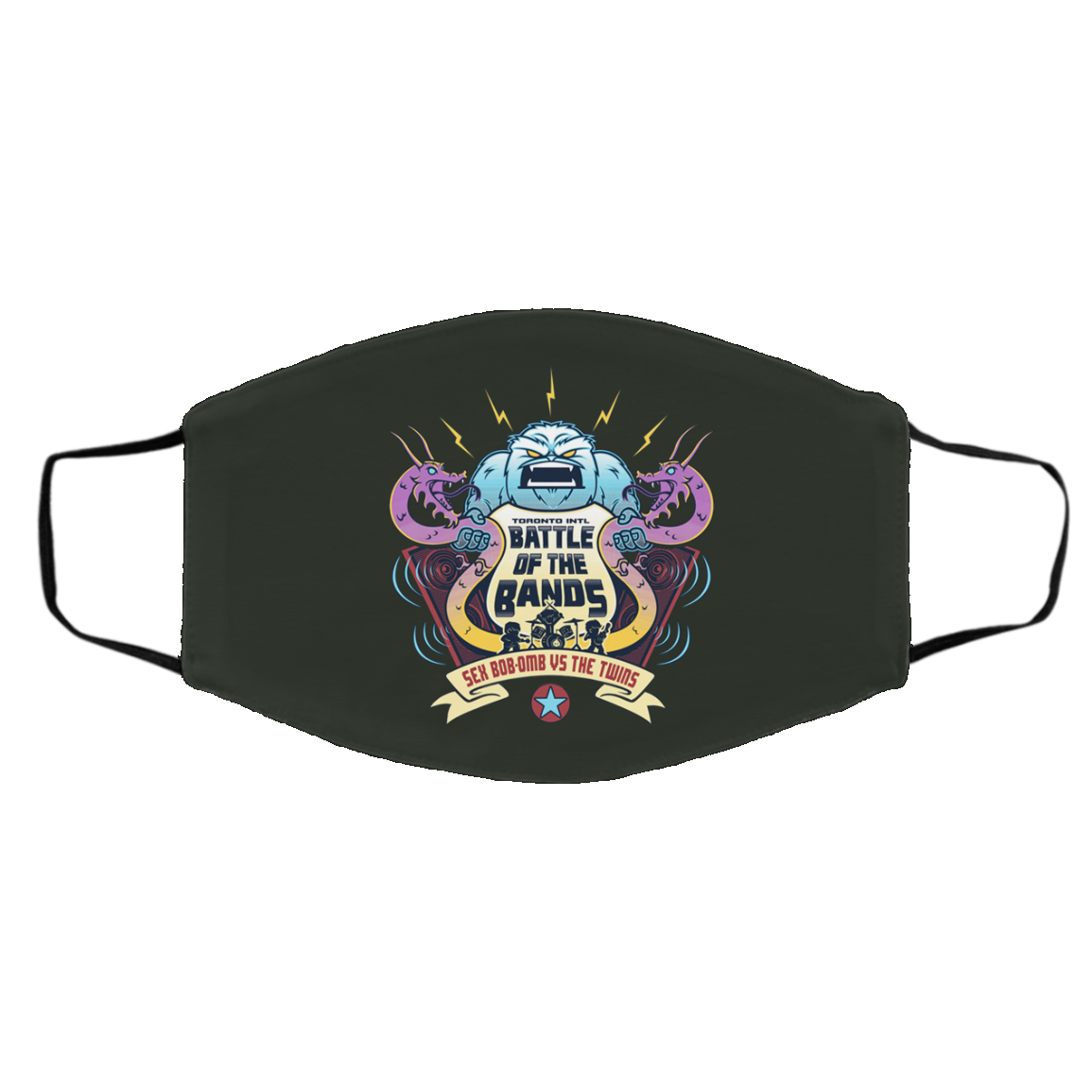 Battle Of The Bands Sex Bob-omb Vs The Twins Face Mask
