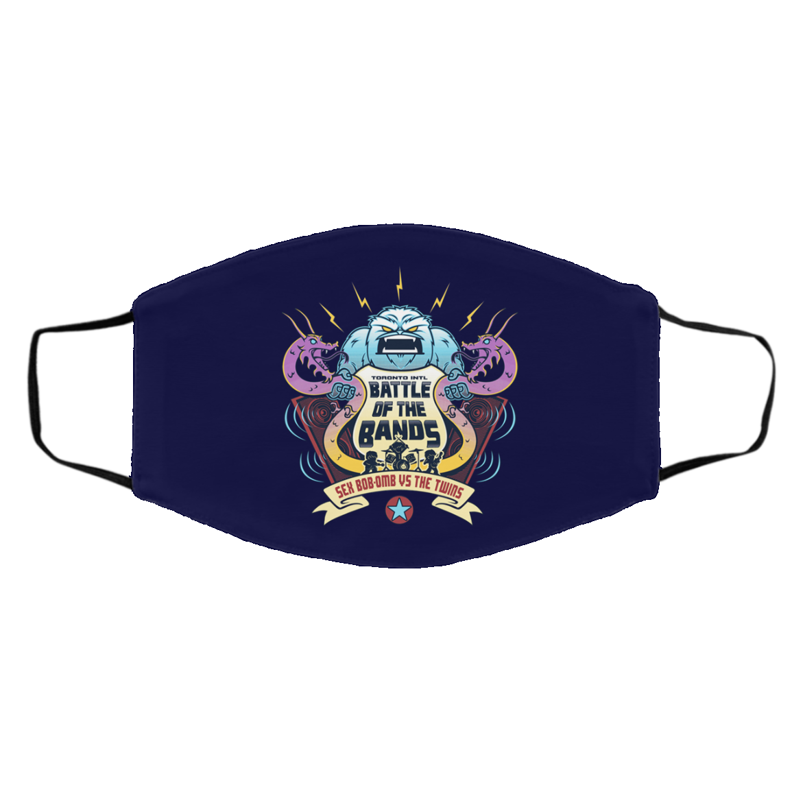 Battle Of The Bands Sex Bob-omb Vs The Twins Face Mask