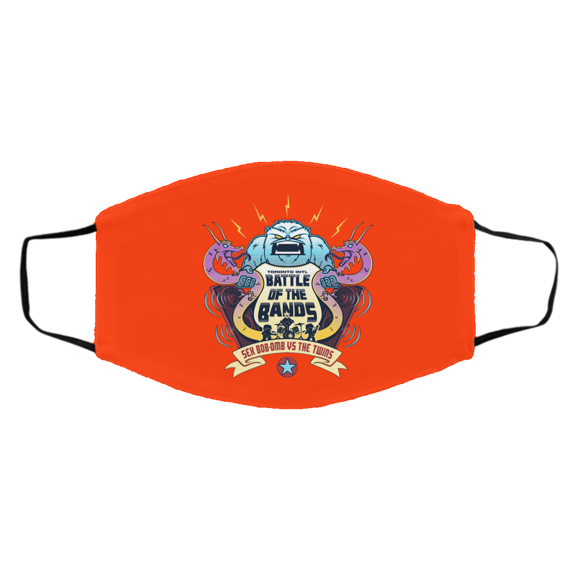 Battle Of The Bands Sex Bob-omb Vs The Twins Face Mask