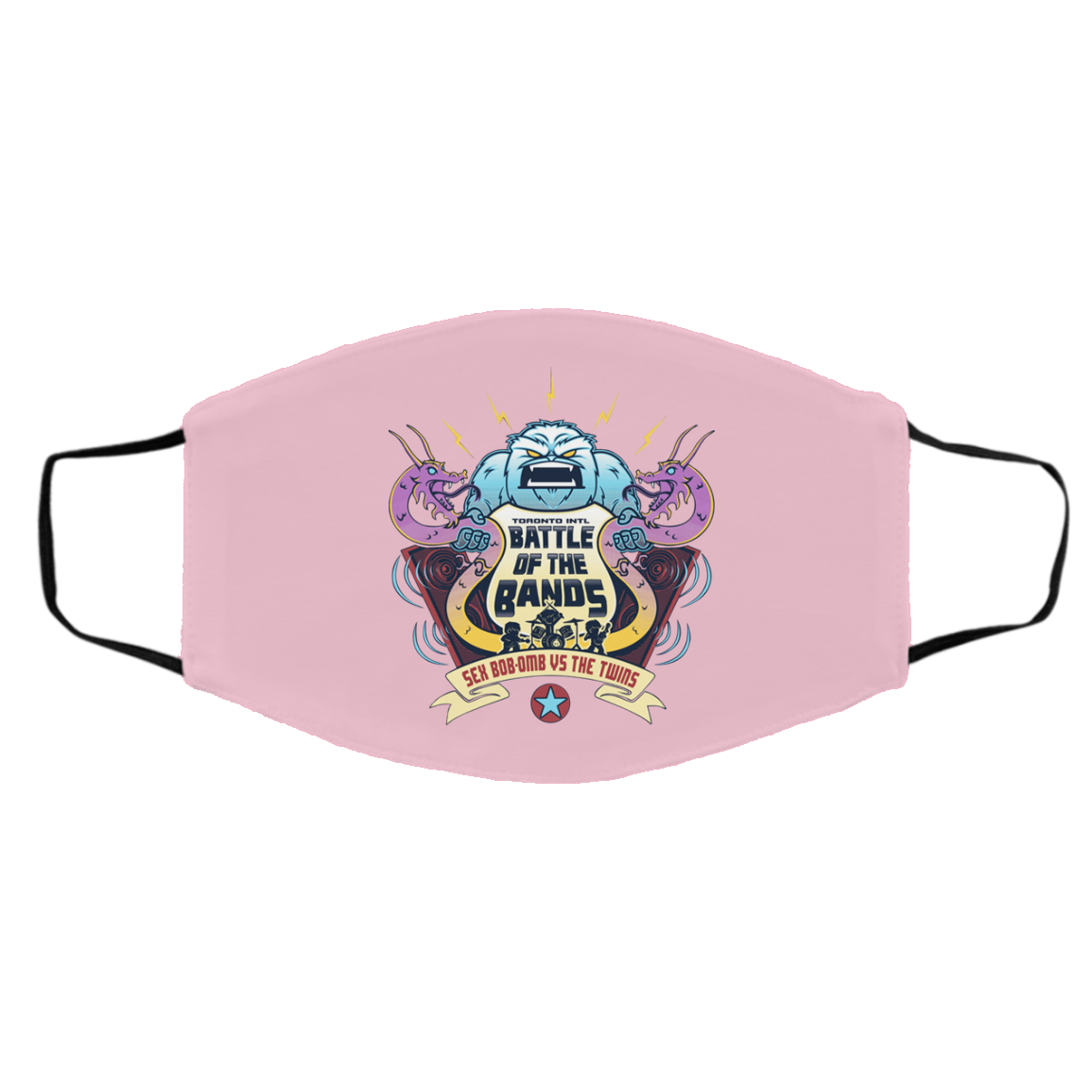 Battle Of The Bands Sex Bob-omb Vs The Twins Face Mask