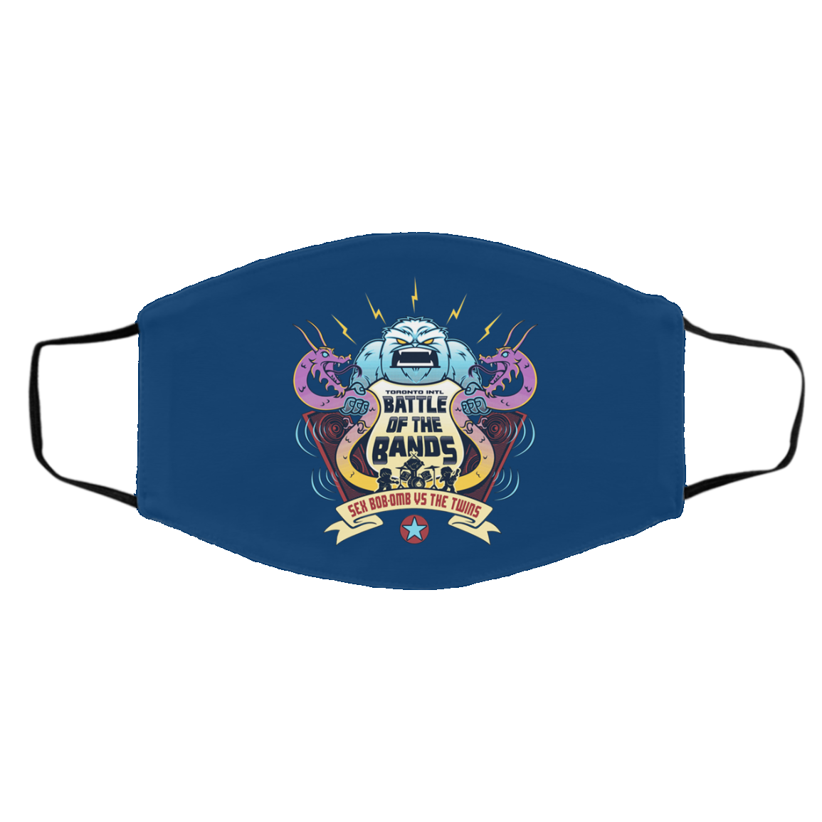 Battle Of The Bands Sex Bob-omb Vs The Twins Face Mask
