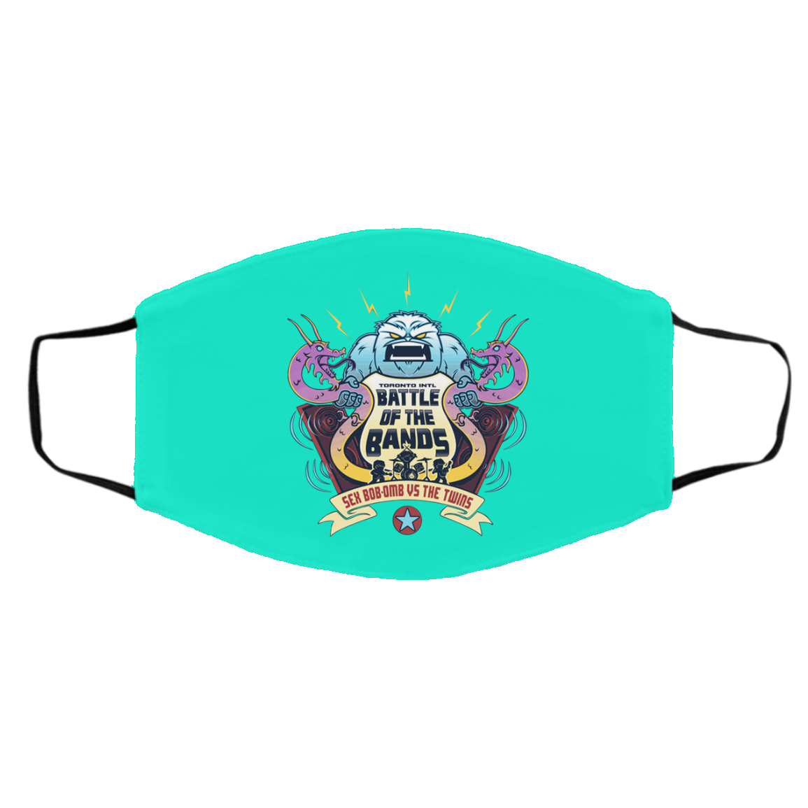 Battle Of The Bands Sex Bob-omb Vs The Twins Face Mask