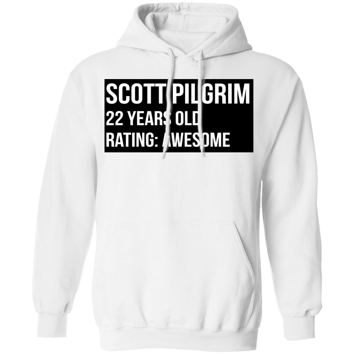 Scott Pilgrim 22 Years Old Rating Awesome Shirt, Hoodie, Tank