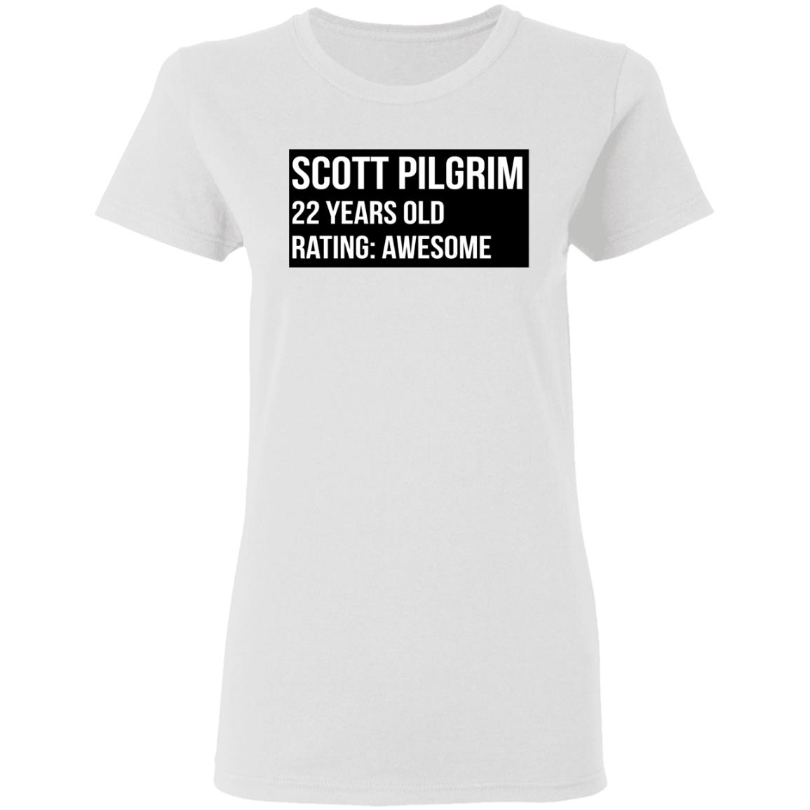 Scott Pilgrim 22 Years Old Rating Awesome Shirt, Hoodie, Tank