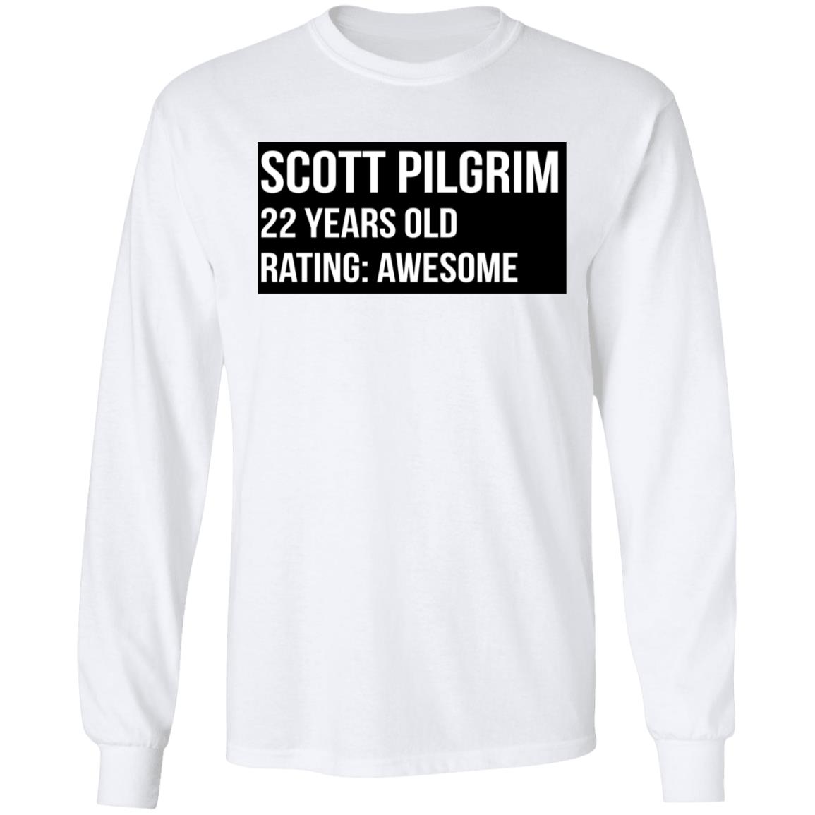 Scott Pilgrim 22 Years Old Rating Awesome Shirt, Hoodie, Tank