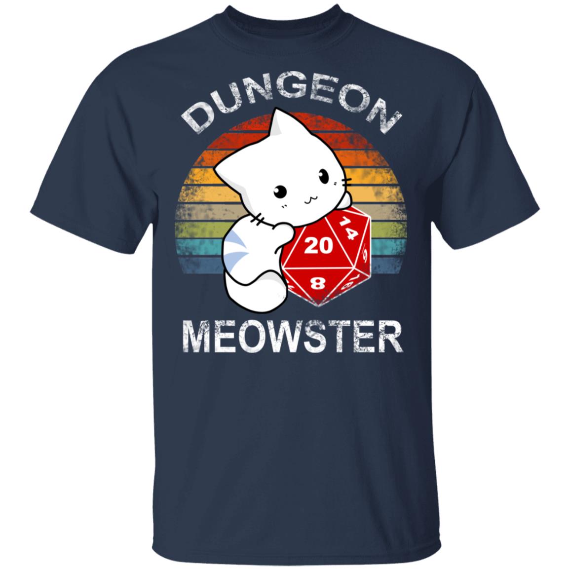 Dungeon Meowster Retro Vintage Funny Cat Shirt, Hoodie, Tank