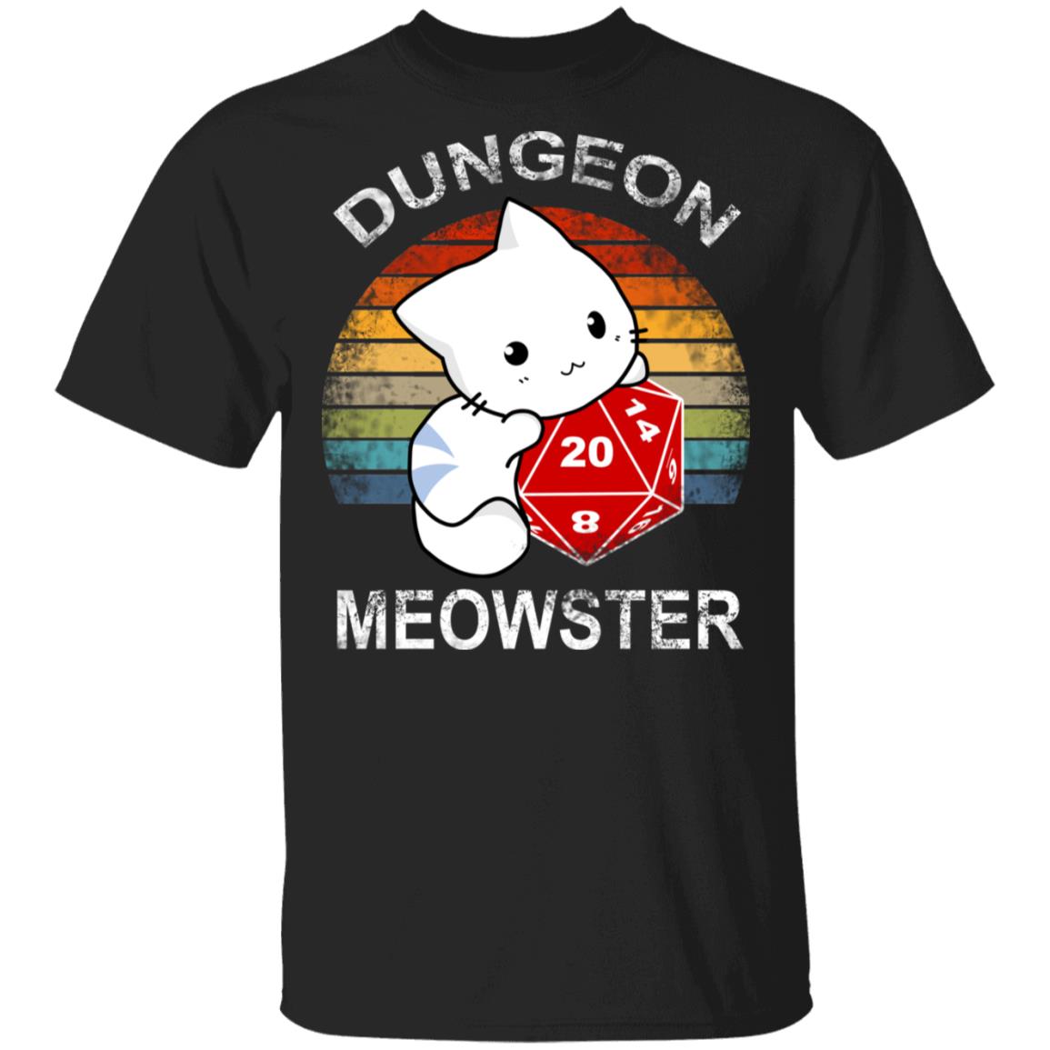 Dungeon Meowster Retro Vintage Funny Cat Shirt, Hoodie, Tank