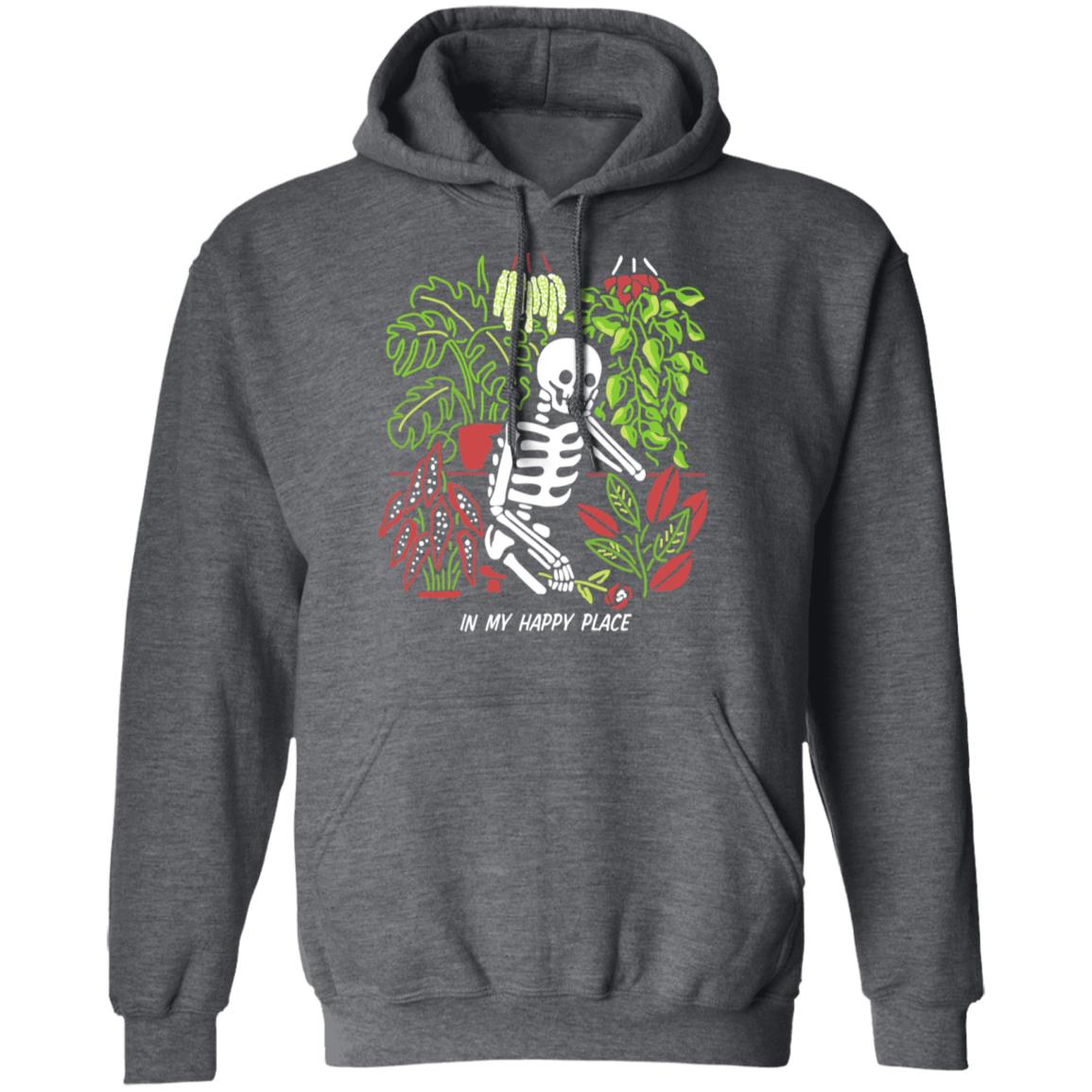 Skull Skeleton In My Happy Place Shirt, Hoodie, Tank