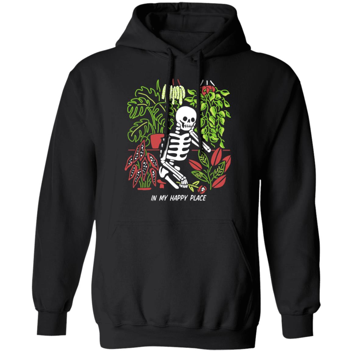 Skull Skeleton In My Happy Place Shirt, Hoodie, Tank