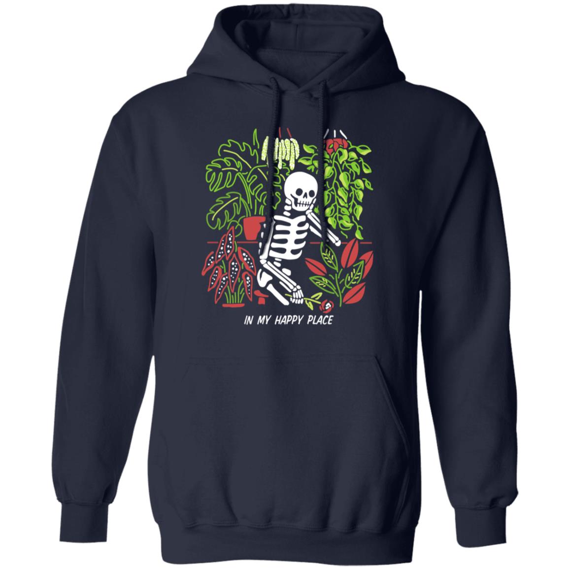 Skull Skeleton In My Happy Place Shirt, Hoodie, Tank