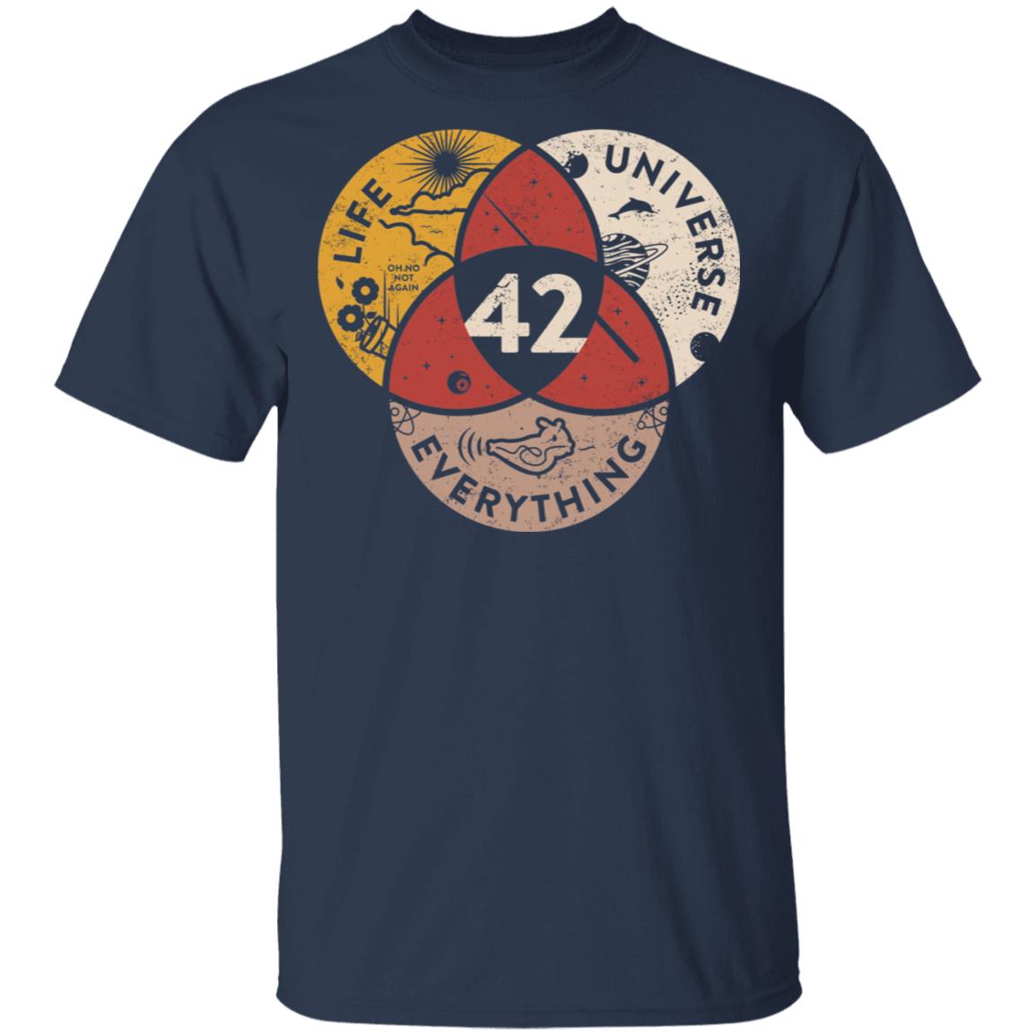 Science 42 Angel Number Life Universe Everything Number 42 Shirt, Hoodie, Tank