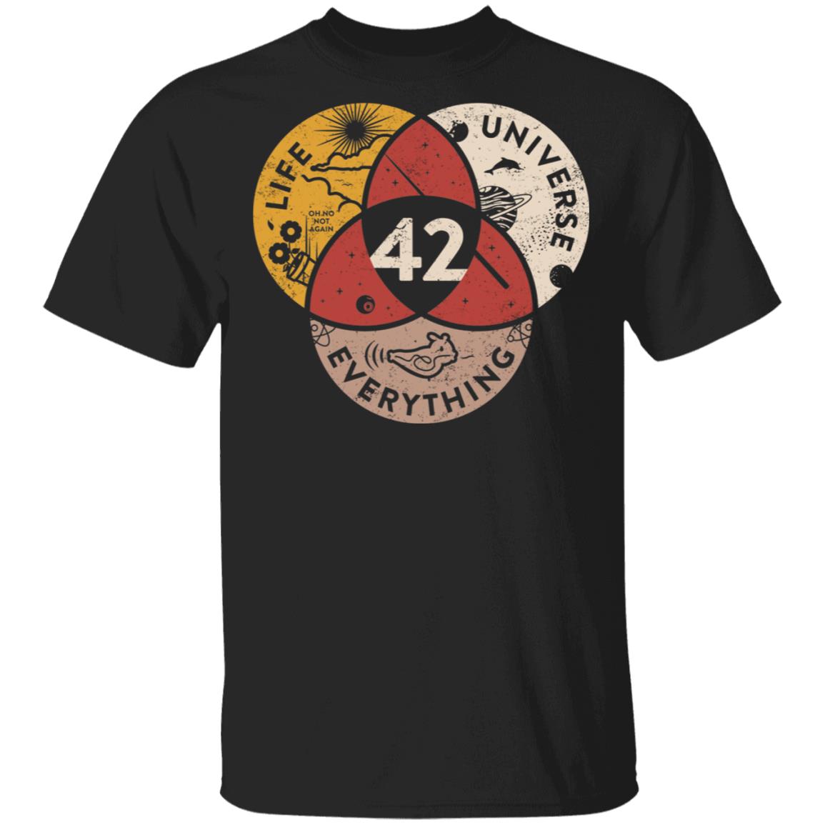Science 42 Angel Number Life Universe Everything Number 42 Shirt, Hoodie, Tank