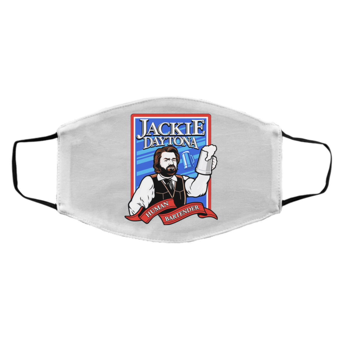 Jackie Daytona Regular Human Bartender Face Mask