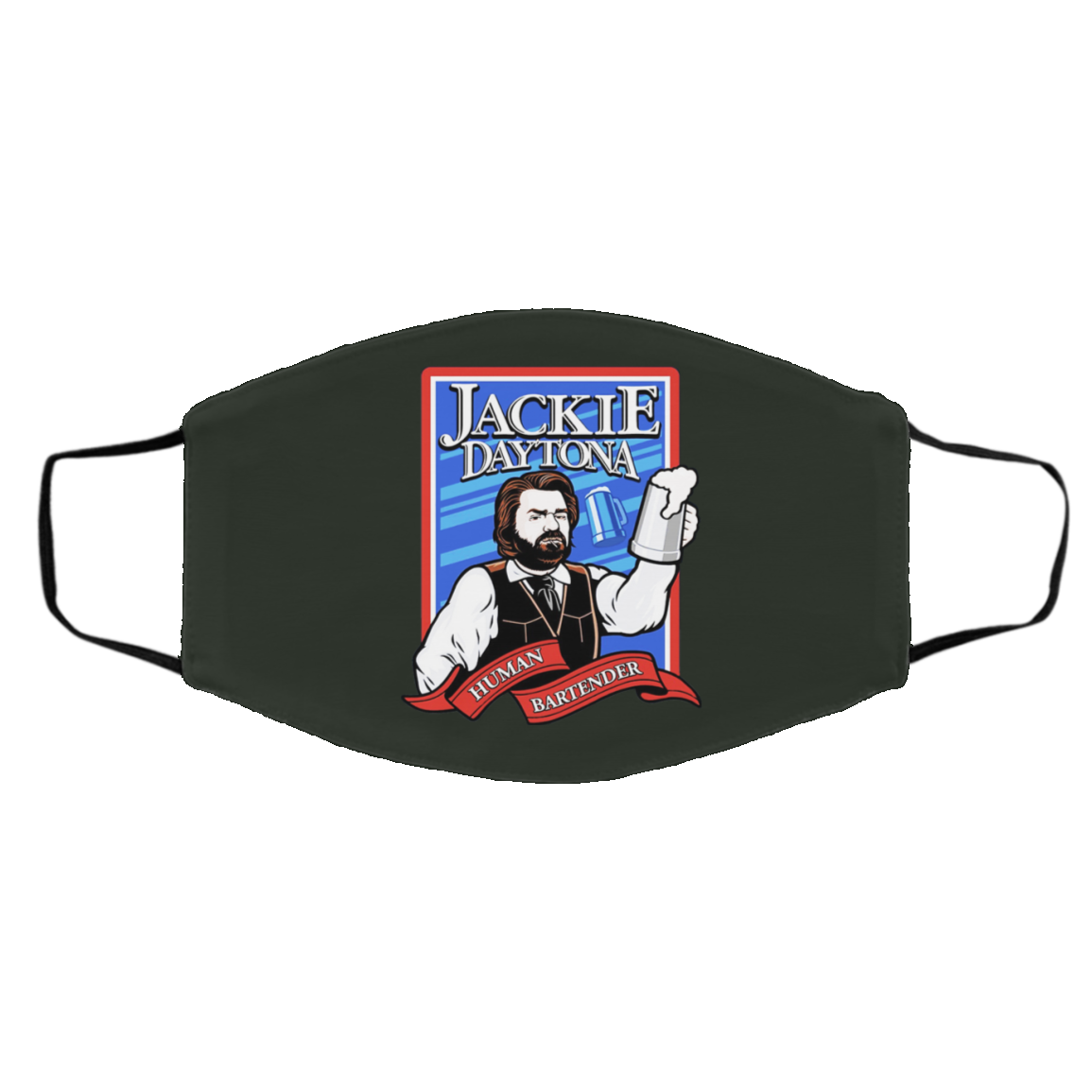 Jackie Daytona Regular Human Bartender Face Mask