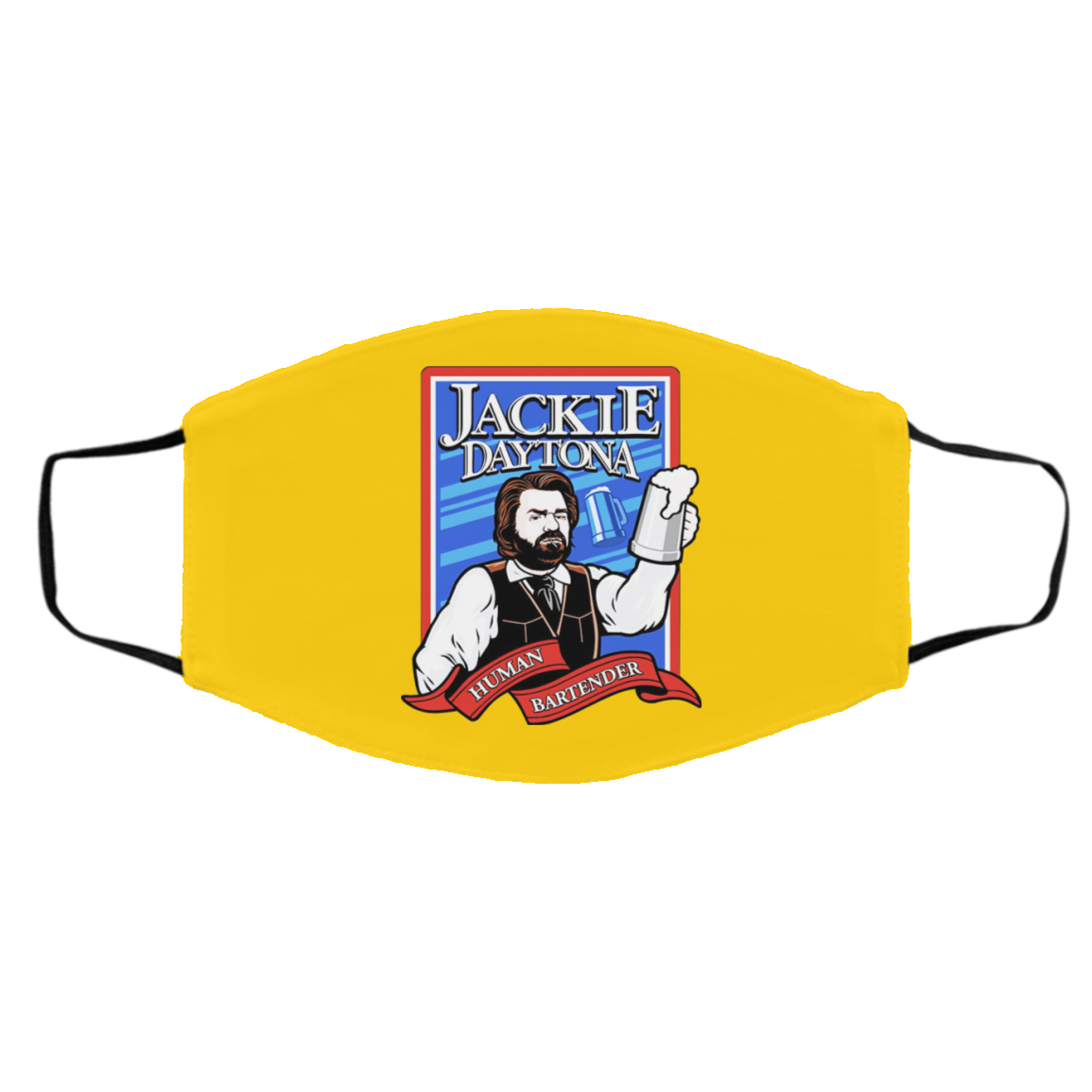 Jackie Daytona Regular Human Bartender Face Mask