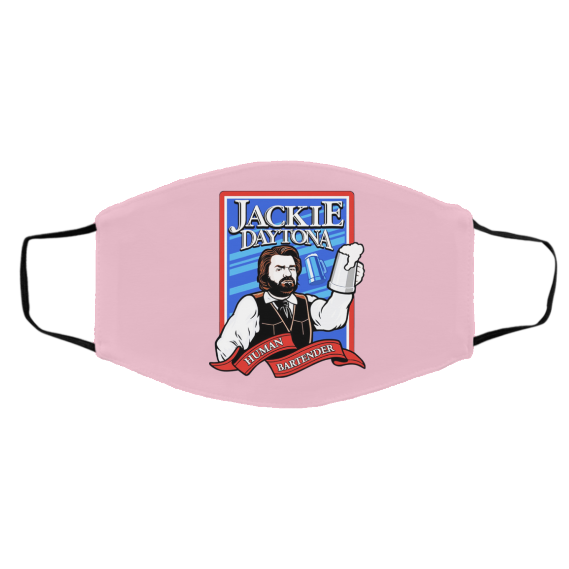 Jackie Daytona Regular Human Bartender Face Mask