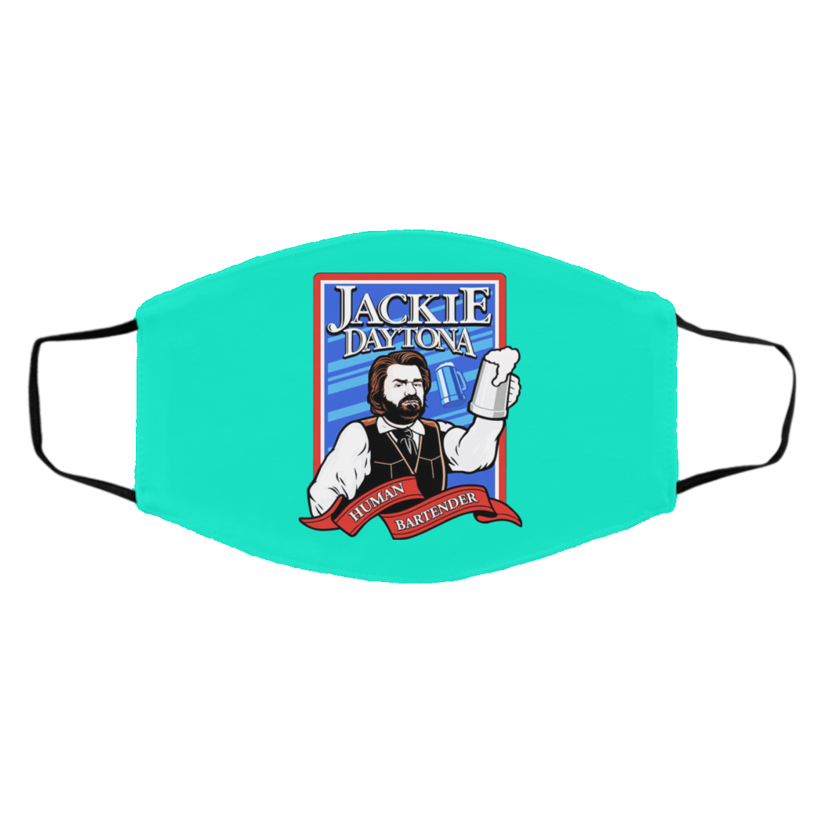 Jackie Daytona Regular Human Bartender Face Mask