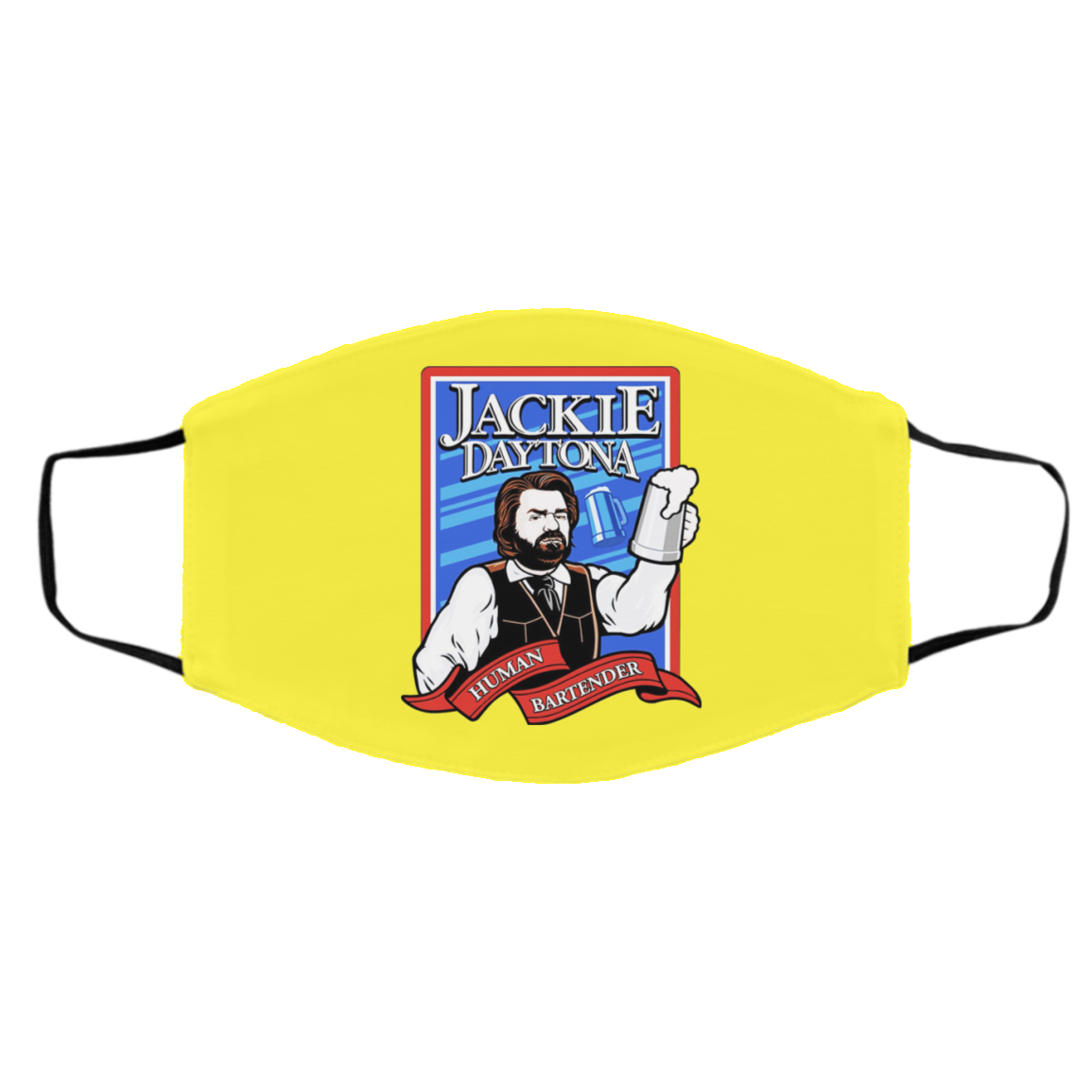 Jackie Daytona Regular Human Bartender Face Mask