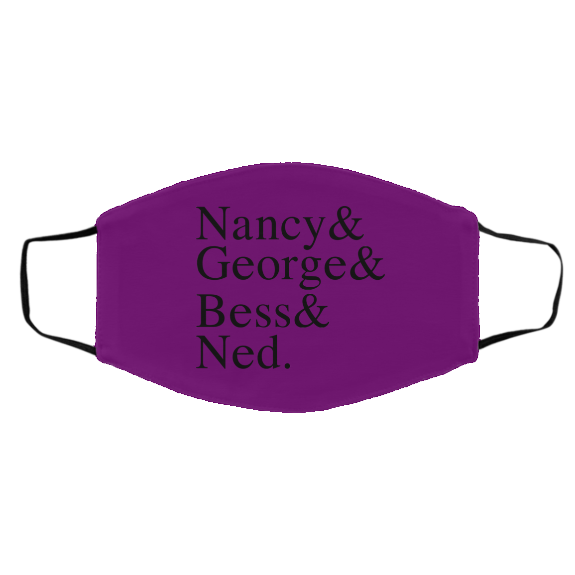 Nancy & George & Bess & Ned Face Mask