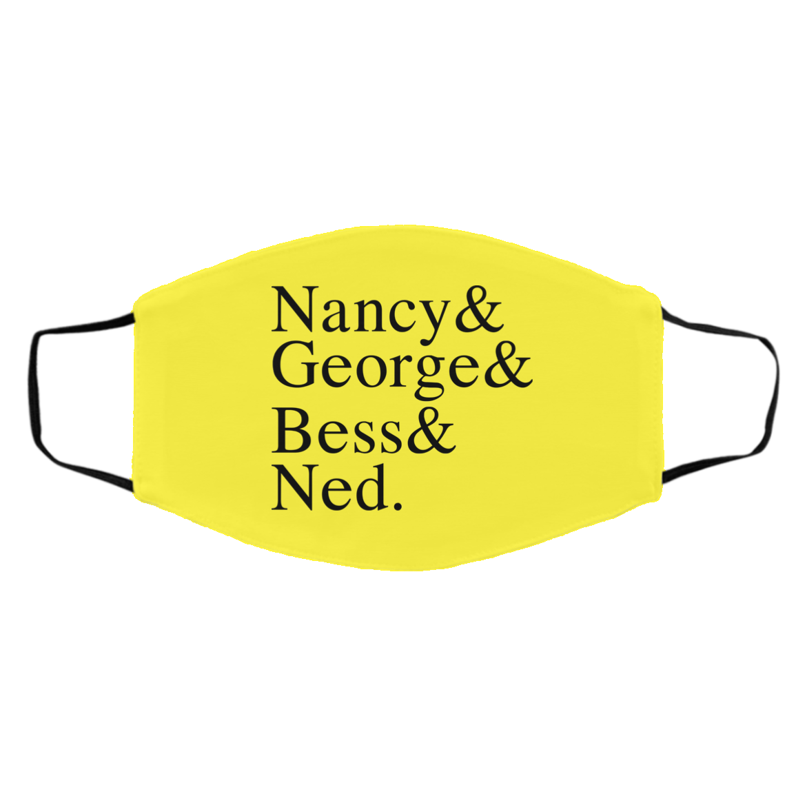 Nancy & George & Bess & Ned Face Mask