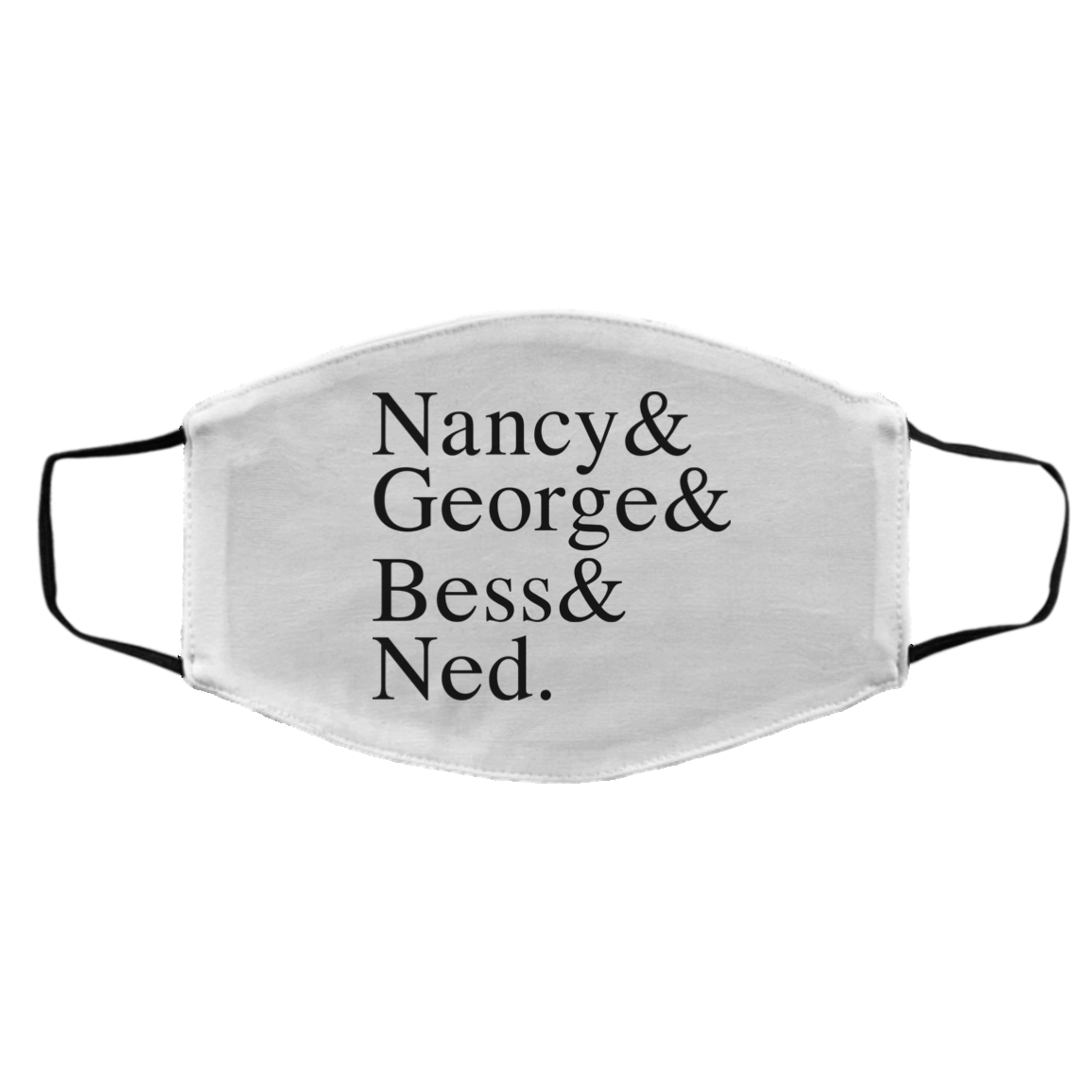 Nancy & George & Bess & Ned Face Mask