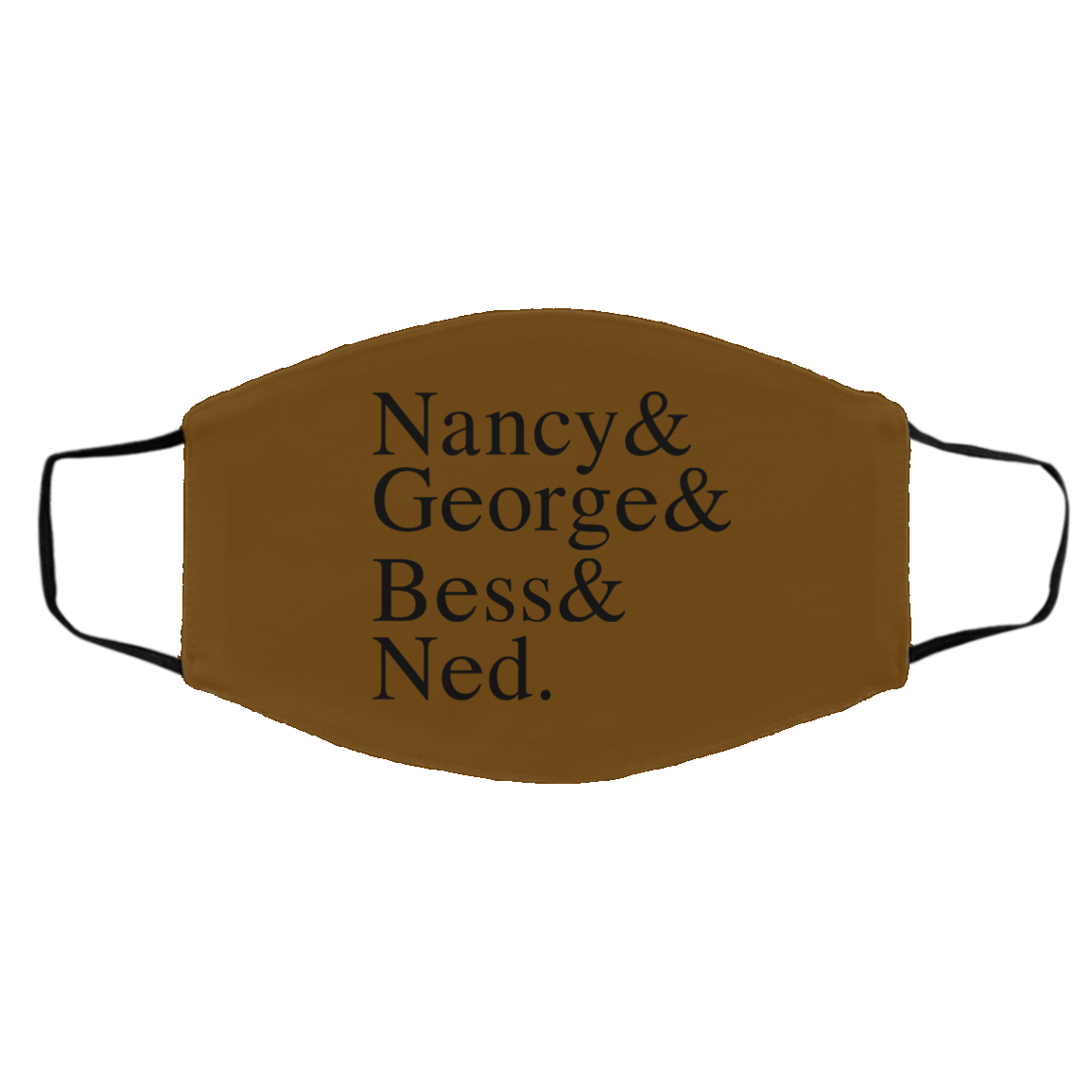 Nancy & George & Bess & Ned Face Mask
