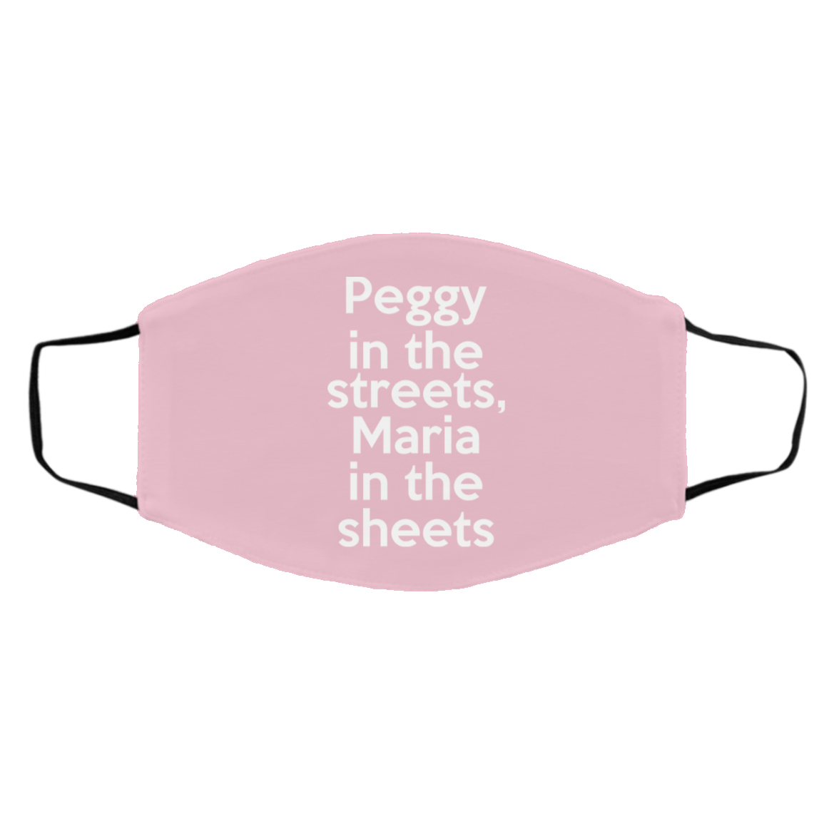 Peggy In The Streets Maria In The Sheets Face Mask