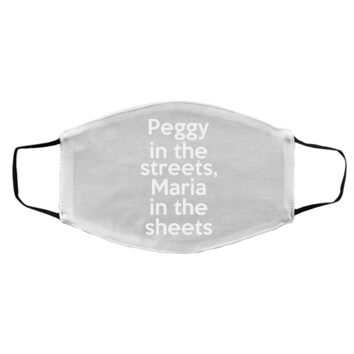 Peggy In The Streets Maria In The Sheets Face Mask