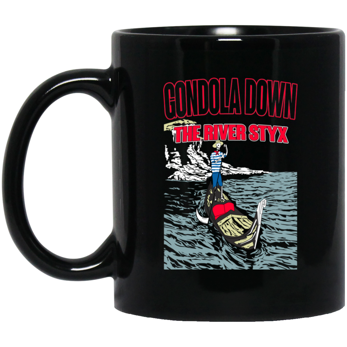 Gondola Down The River Styx Mug