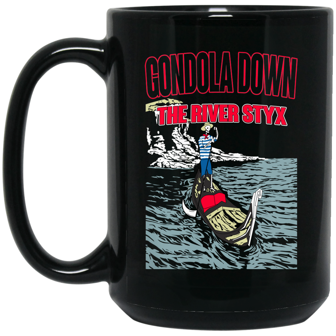 Gondola Down The River Styx Mug