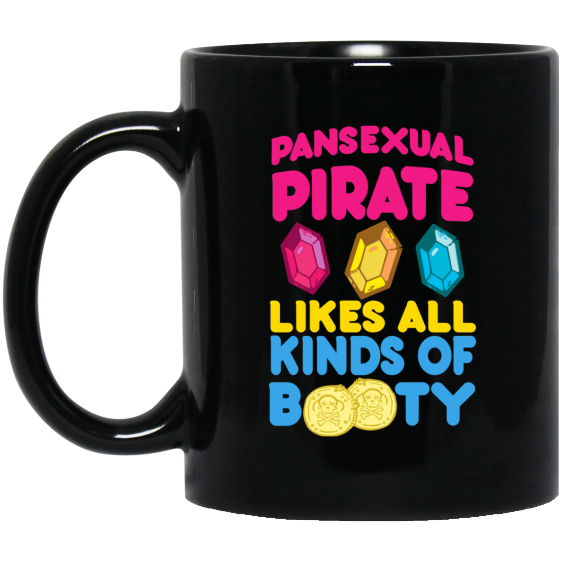 Pansexual Pirate Likes All Kinds Of Booty Mug
