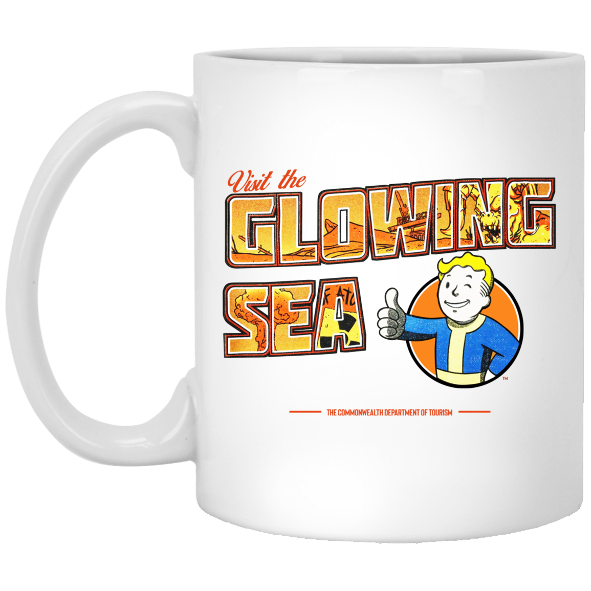 Visit The Glowing Sea The Commonwealth Department Of Tourism Mug