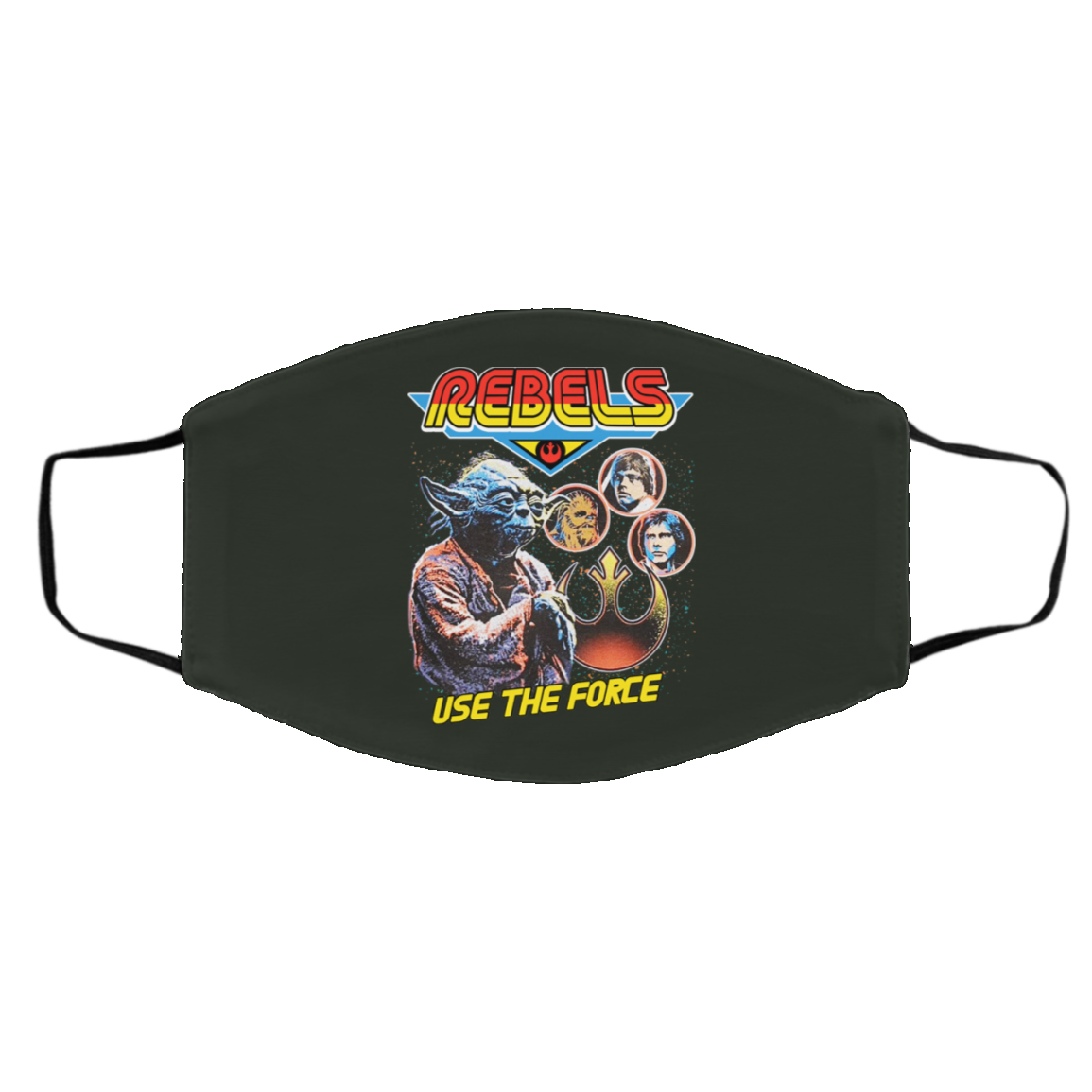 Star Wars Rebels Use The Force Yoda Luke Skywalker Chewbacca Han Solo Face Mask