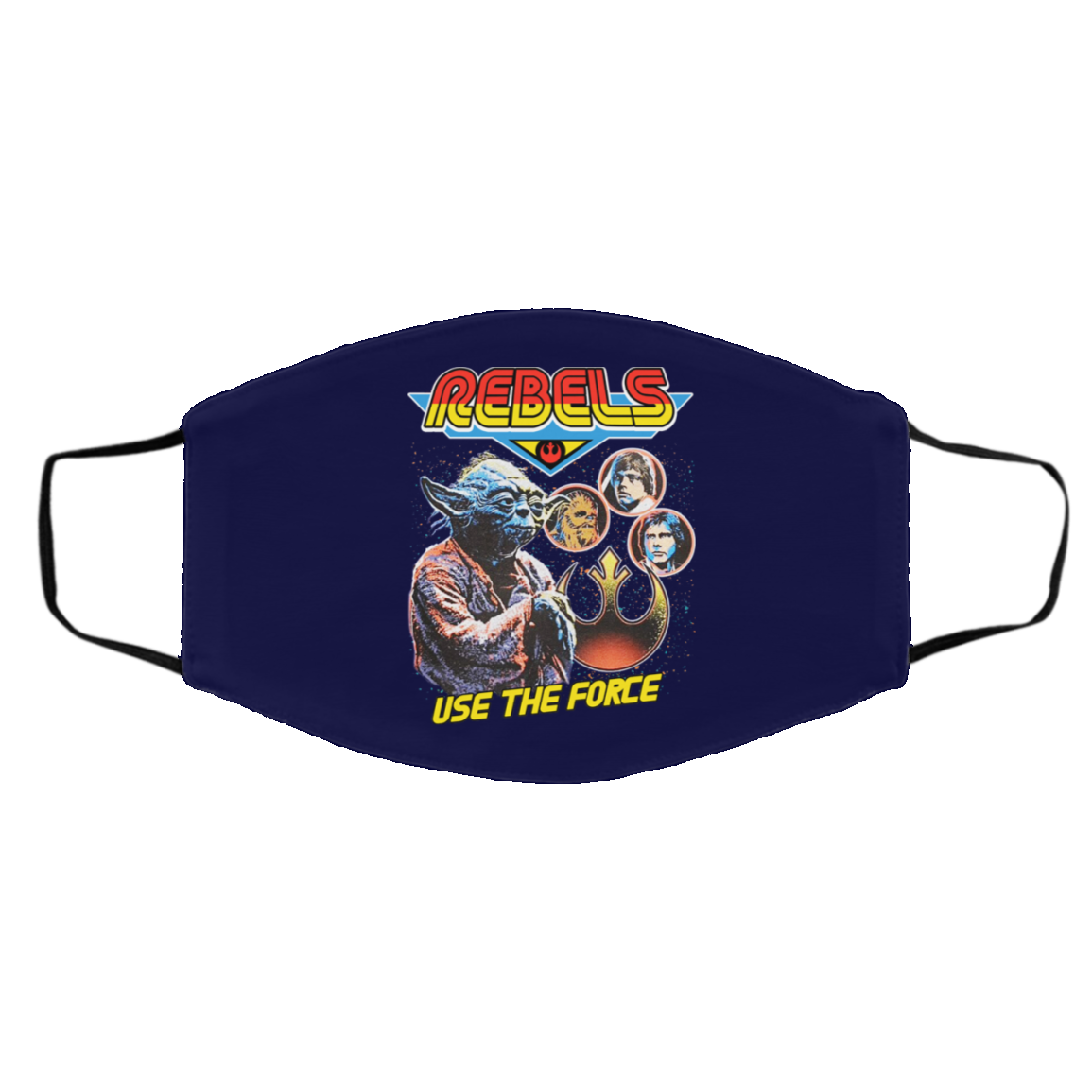 Star Wars Rebels Use The Force Yoda Luke Skywalker Chewbacca Han Solo Face Mask