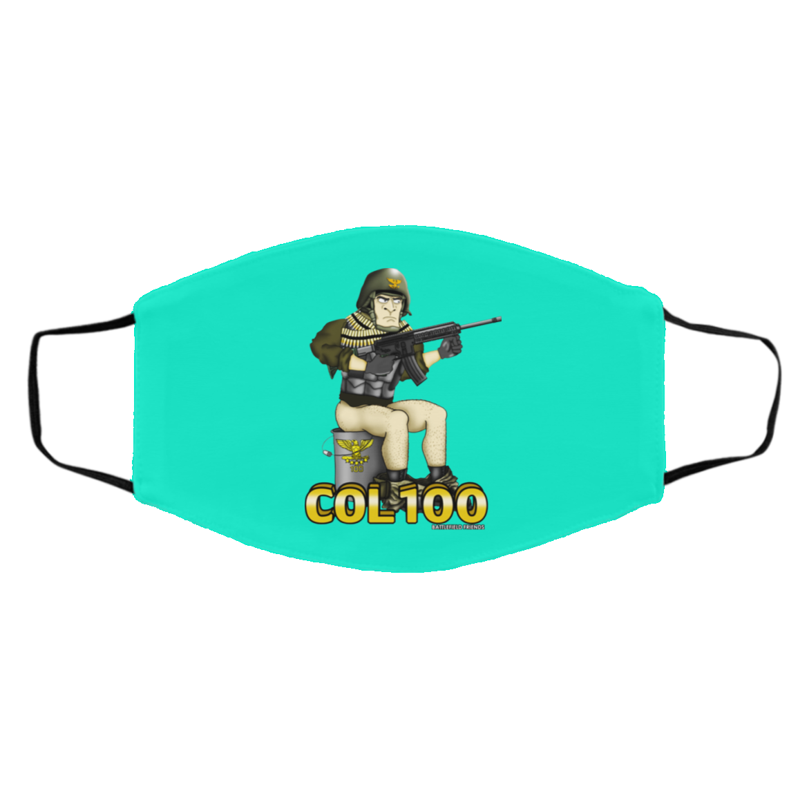 Col 100 Battlefield Friends Face Mask