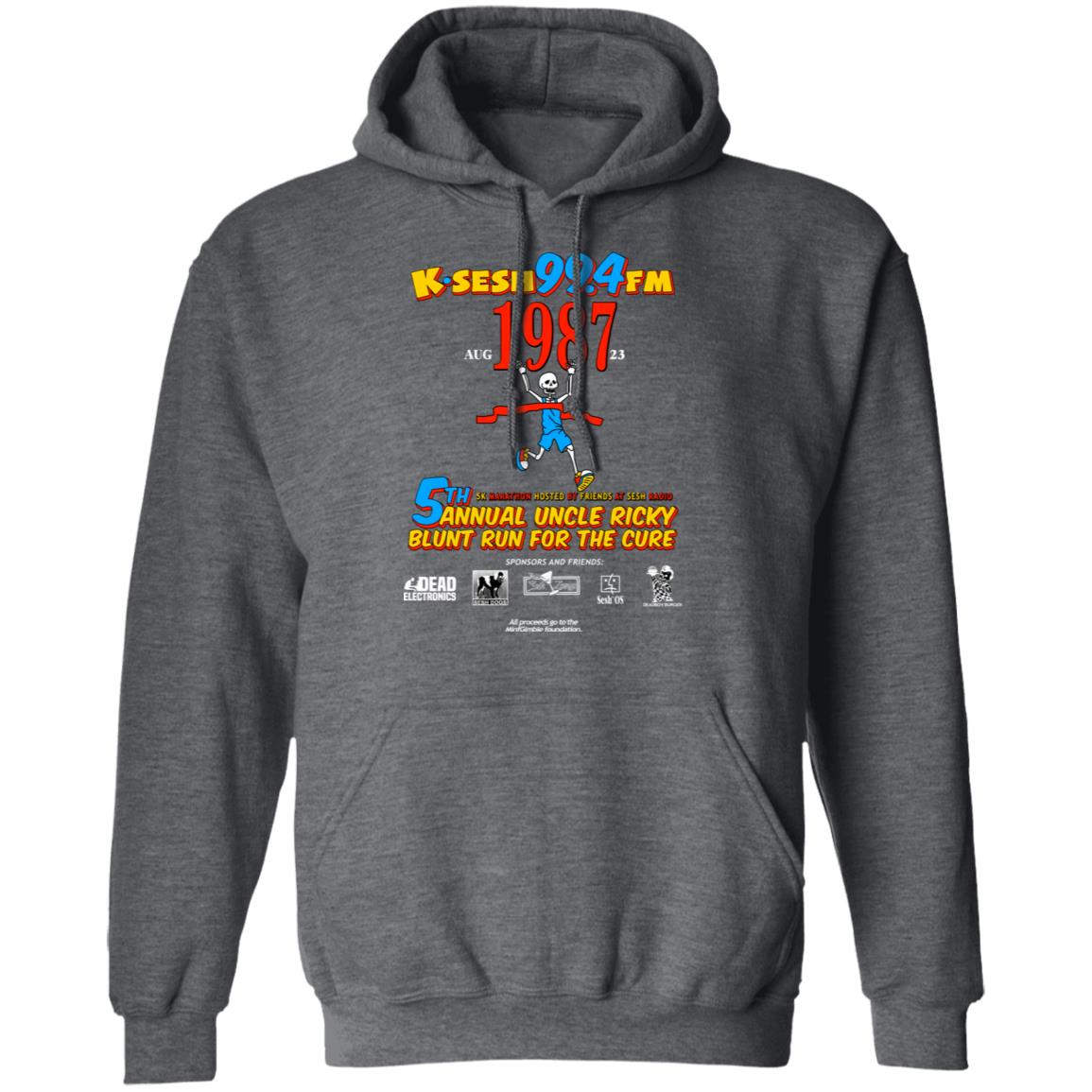 K·SESH 99.4FM 1987 5th Annual Uncle Ricky Lunt Run For The Cure Shirt, Hoodie, Tank