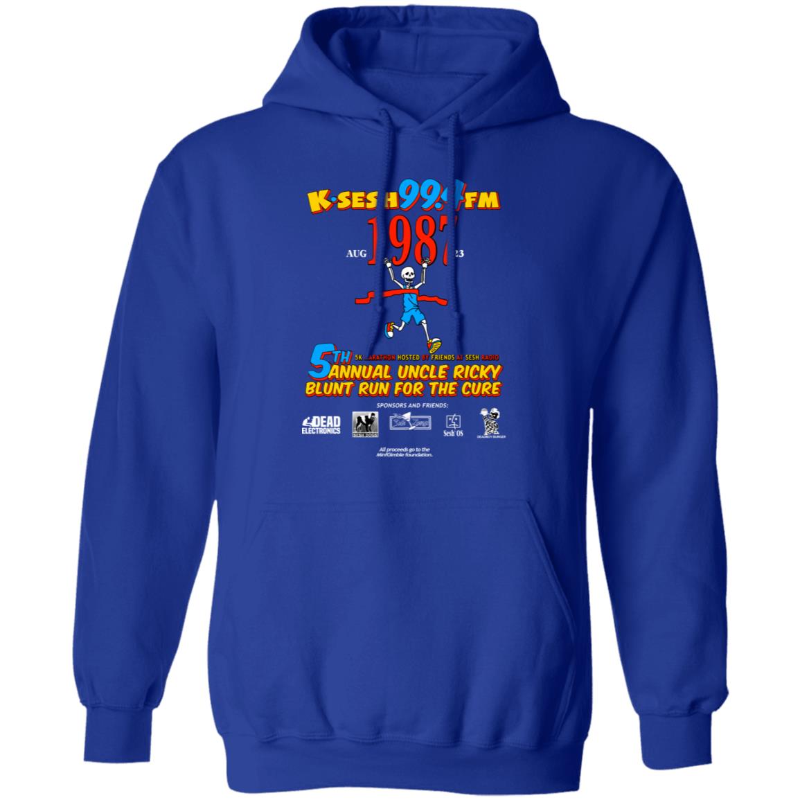 K·SESH 99.4FM 1987 5th Annual Uncle Ricky Lunt Run For The Cure Shirt, Hoodie, Tank