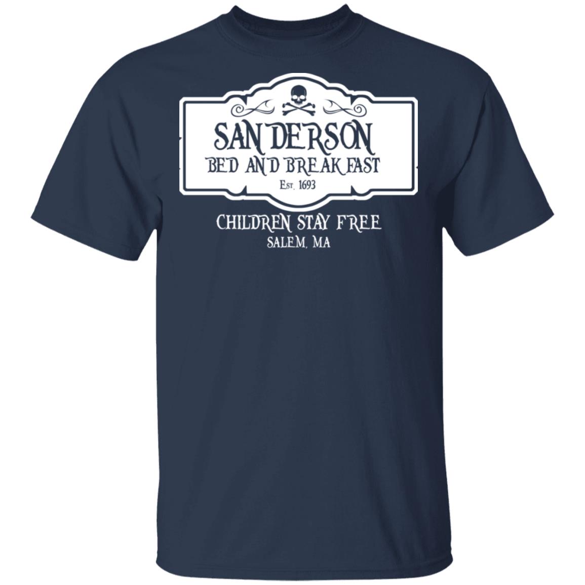 Sanderson Bed And Breakfast Est 1963 Children Stay Free Shirt, Hoodie, Tank