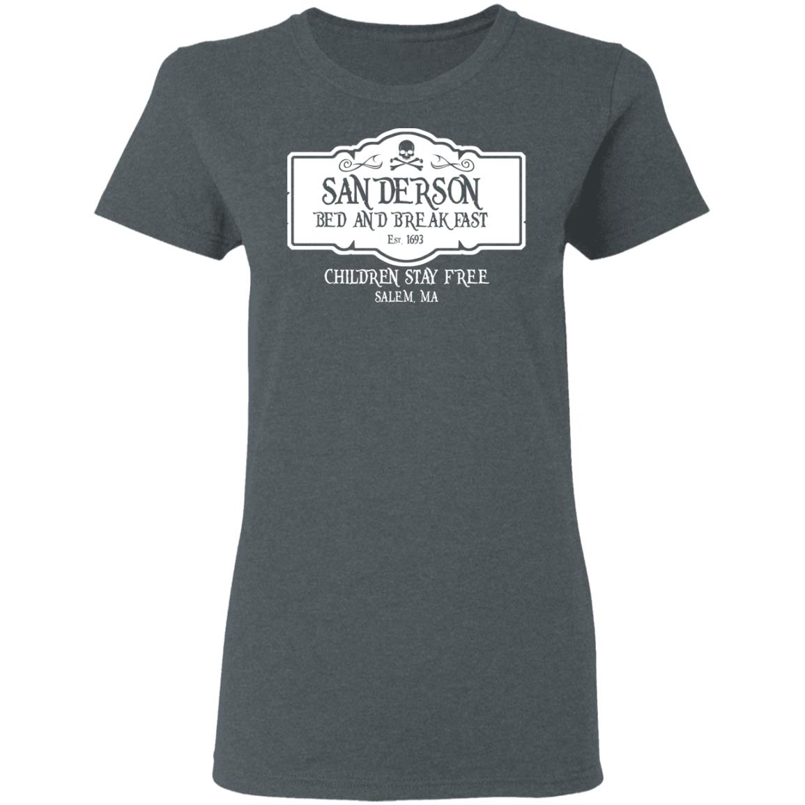Sanderson Bed And Breakfast Est 1963 Children Stay Free Shirt, Hoodie, Tank