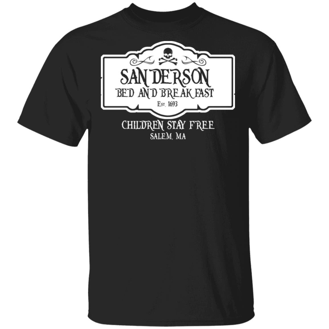 Sanderson Bed And Breakfast Est 1963 Children Stay Free Shirt, Hoodie, Tank