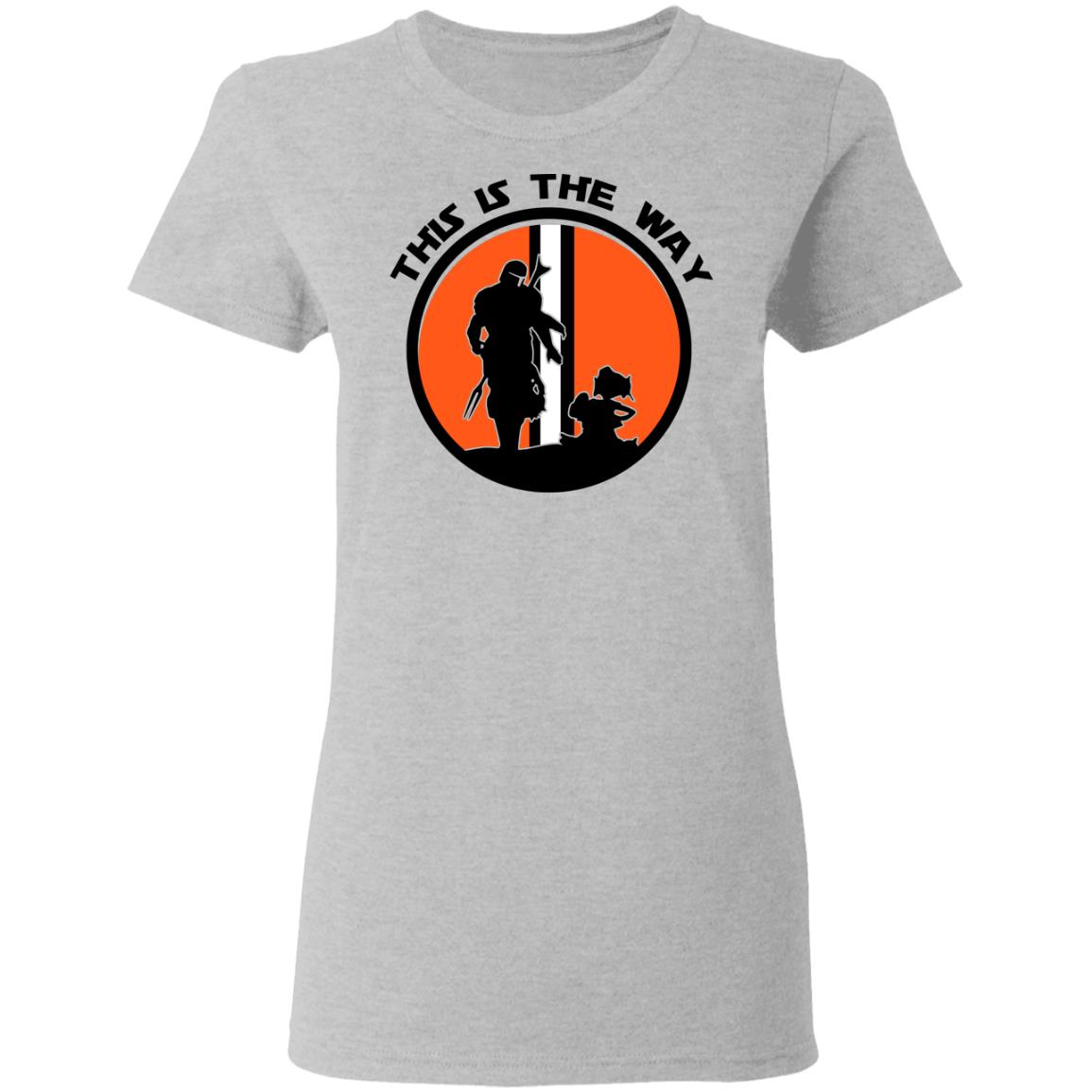 This Is The Way The Mandalorian Silhouette Star Wars Shirt, Hoodie, Tank