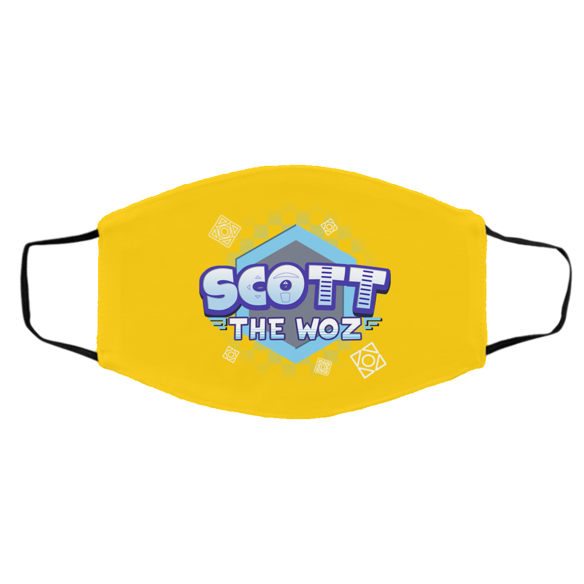 Scott The Woz Logo Face Mask