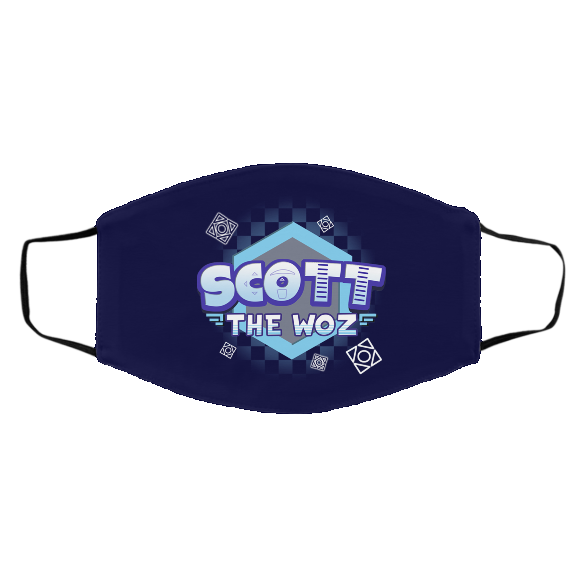 Scott The Woz Logo Face Mask